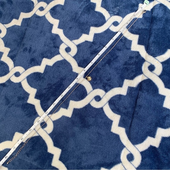 Gold Tone CZ & Faux Pearl Necklace - Picture 7 of 7